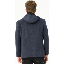 Dewberry K7532 Erkek Kaban-Diagonal Lacivert
