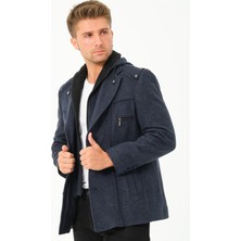 Dewberry K7532 Erkek Kaban-Diagonal Lacivert