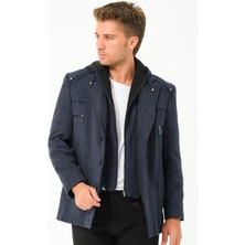 K7532 DEWBERRY ERKEK KABAN-DİAGONAL LACİVERT