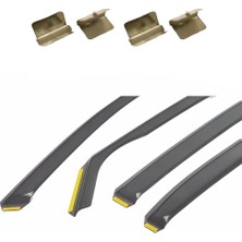 Mkm Volkswagen Golf 7 2012-2020 Model Füme Renk Içten Geçme 4'lü Cam Rüzgarlığı