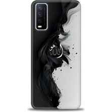 Vivo Y20S Kılıf Hd Baskılı - Siyah ve Beyaz + 9h Nano Ekran Koruyucu