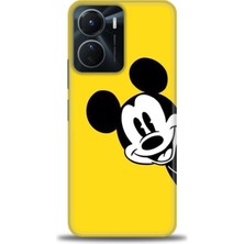 Vivo Y16 Kılıf Hd Baskılı - Sarı Mickey Mouse + 9h Nano Ekran Koruyucu