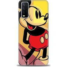 Vivo Y20S Kılıf Hd Baskılı - Mickey Mousee + 9h Nano Ekran Koruyucu