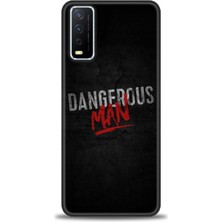 Vivo Y20S Kılıf Hd Baskılı - Dangerous Man + 9h Nano Ekran Koruyucu