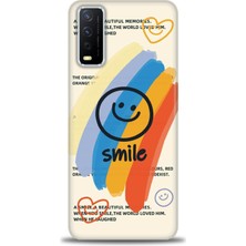 Vivo Y20 Kılıf Hd Baskılı - Smile + 9h Nano Ekran Koruyucu