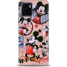 Vivo Y33S Kılıf Hd Baskılı - Mickey Mouse + 9h Nano Ekran Koruyucu