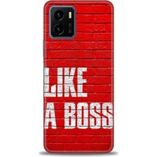 Vivo Y21 Kılıf Hd Baskılı - Like A Boss + 9h Nano Ekran Koruyucu