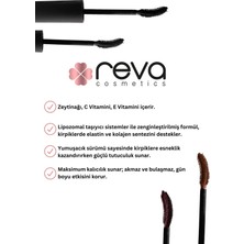 Reva Uzatan Hibrit Maskara - Hybrid Length & Curl Mascara Extra Black - No:320 -Vegan Temiz Içerik