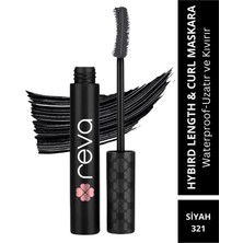 Reva Uzatan Hibrit Maskara - Hybrid Length & Curl Mascara Black - No: 321 - Vegan Temiz Içerik