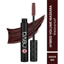 Reva Hacim Veren Hibrit Maskara - Hybrid Volume Mascara Brown - No: 803 - Vegan & Temiz Içerik