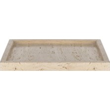 Eglo 427248 "Maromandıa" Bej Dekoratif Tepsi 30,5cm Uzunluğunda 23cm Genişliğinde