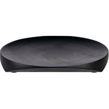 Eglo 427144 "Kabacan" Siyah Ahşap Dekoratif Tepsi 30cm Çapında