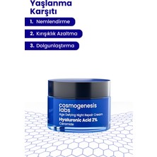 Cosmogenesis Labs  Gece Onarım Kremi 50ML Yoğun Nemlendirici Dengeleyici Gençleştiren ve Yenileyici