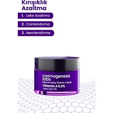 Cosmogenesis Labs Canlandıran A Vitamini Maske 50ML Kuruluk Önleyici Gençleştirici ve Parlak Esnek Pürüzsüz Görünüm