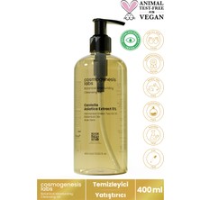 Cosmogenesis Labs Bitkisel Nemlendirici Cilt ve Makyaj Temizleme Yağı Vegan Yatıştırıcı Sebum Dengeleyici 400 ml