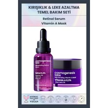 Cosmogenesis Labs Canlandırıcı Onarıcı Sıkılaştırıcı Retinol Serum 30ML + A Vitamini Maske 50ML  Set