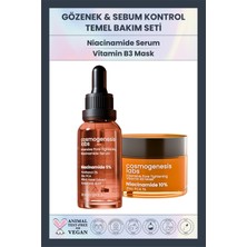 Cosmogenesis Labs Gözenek & Sebum Kontrol Vegan Temel Cilt Bakım Seti