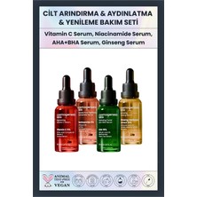 Cosmogenesis Labs Cilt Arındırıcı Aydınlatıcı 4'lü Set - Vitamin C Serum Peeling Etkili Leke Karşıtı Sıkılaştırıcı