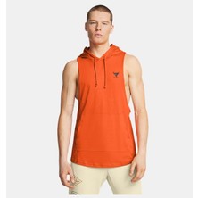 Under Armour Erkek Ua Project Rock Sl Hd Payoff Sweatshirt Turuncu-800 Rahat Kesim Günlük Kullanım