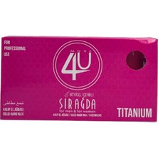 4u Bitkisel Kalıp Sir Ağda Titanyum (Pembe) 400 ml