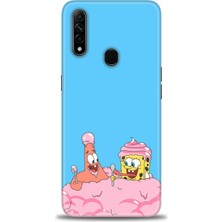 Oppo A31 Kılıf Hd Baskılı - Spongebob + 9h Nano Ekran Koruyucu