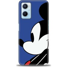 Oppo A96 4g Kılıf Hd Baskılı - Micky Mouse + 9h Nano Ekran Koruyucu