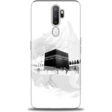 Oppo A9 2020 Kılıf Hd Baskılı - Kabe-I Münevvere + 9h Nano Ekran Koruyucu