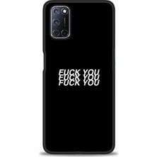 Oppo A92 Kılıf Hd Baskılı - You You You + 9h Nano Ekran Koruyucu