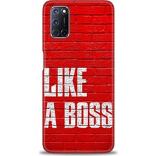 Oppo A92 Kılıf Hd Baskılı - Like A Boss + 9h Nano Ekran Koruyucu