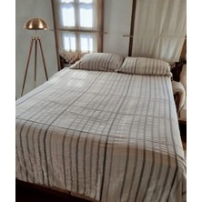 Pamuk Keten Yıkanmış Çarşaf ve Yastık Kılıfı Seti (Tek Kişilik - Çift Kişilik - Battal) 6 Ölçü