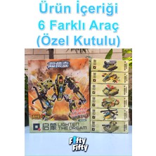 Vagonlife Qman Keeppley 6 In 1 Bean Fire Warord -6 Farklı Araç Içerir- Oyuncak Yapım SETI1108