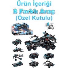 Vagonlife Qman Keeppley 8 In 1 Shadow Pulse Combat -8 Farklı Araç Içerir- Oyuncak Yapım SETI-1413