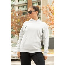 Regular Fit Kadın Sırt Baskılı Sweatshirt