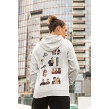 Regular Fit Kadın Sırt Baskılı Sweatshirt