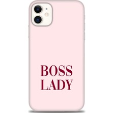 iPhone 11 Kılıf Hd Baskılı - Boss Lady + 9h Nano Ekran Koruyucu