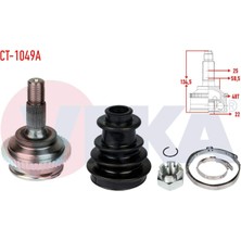 Aks Kafası Sol-Sağ Ön Dıs Peugeot 307 (3A/C) 1.4 Abslı 48 Dıs 25X22X58,5 Uzunluk 134,5 mm 2000-2007