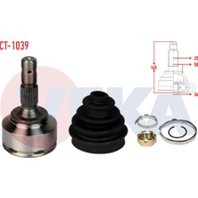 Aks Kafası Sol-Sağ Ön Dıs Peugeot 307 (3A/C) 1.4 Hdı 25X34X58 Uzunluk 145 mm 2000-2007