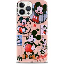 iPhone 14 Pro Kılıf Hd Baskılı - Mickey Mouse + 9h Nano Ekran Koruyucu