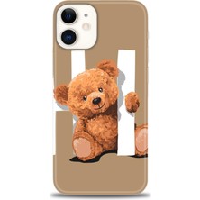 iPhone 12 Kılıf Hd Baskılı - Teddy Hı + 9h Nano Ekran Koruyucu