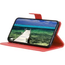 LR Joyful Xiaomi Redmi 12 4g Cüzdan Stand Kapağı Klasik Litchi Doku Pu Deri Deri Şok Geçirmez Telefon Kılıfı (Yurt Dışından)