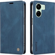 LR Joyful Xiaomi Poco C65 4g Cüzdan Kılıfı Pu Deri Deri Flip Folio Telefon Kapağı (Yurt Dışından)