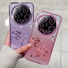 LR Joyful Xiaomi 14 Ultra Glitter Sparkle Yumuşak Tpu Telefon Kılıfı ve Kordon (Yurt Dışından)