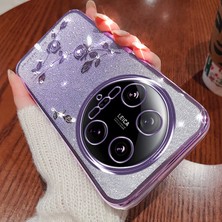 LR Joyful Xiaomi 14 Ultra Glitter Sparkle Yumuşak Tpu Telefon Kılıfı ve Kordon (Yurt Dışından)