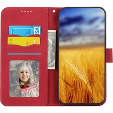 LR Joyful Xiaomi Redmi 12 4g Çizgiler Baskılı Deri Cüzdan Kılıf Katlama Stand Telefon Kapağı (Yurt Dışından)