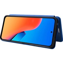 LR Joyful Xiaomi Redmi 12 4g Kart Sahibi Telefon Deri Kasa Karbon Fiber Doku Standı Kapağı (Yurt Dışından)