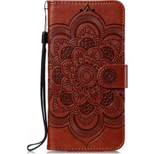 LR Joyful Xiaomi 13 Pu Deri Cüzdan Stand Telefon Kılıfı Mandala Çiçeği Dalgalanan Dalgalı Kapak (Yurt Dışından)