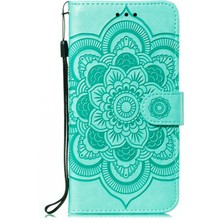 LR Joyful Xiaomi 13 Pu Deri Cüzdan Stand Telefon Kılıfı Mandala Çiçeği Dalgalanan Dalgalı Kapak (Yurt Dışından)