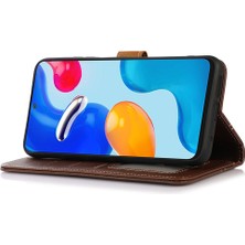 LR Joyful Xiaomi Redmi 12 4g Pu Deri Flip Folio Case Stand Cüzdan Buzağı Doku Telefon Kapağı (Yurt Dışından)