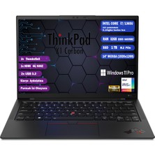 Lenovo Thınkpad X1 Carbon G11 I7-1365U 32 GB 1 TB SSD 14" WUXGA Windows 11 Pro 4G LTE 21HNSBDJ00