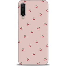 Kılıf Evreni Xiaomi Mi A3 Kılıf Hd Baskılı Kılıf - Kirazlar + 9h Nano Ekran Koruyucu